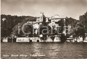 Cartolina originale da collezione 1955 ca MEINA MO Grande Albergo VICTORIA PALACE Cartolina FG VG 1