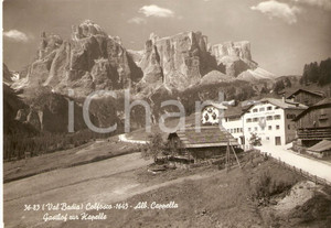 Cartolina originale da collezione 1955 ca SUSEGANA TV Frazione COLFOSCO Albergo Cappella Cartolina FG VG 1