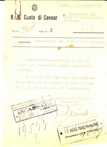 Documento originale, autentico 1940 WW2 CREM REGIA NAVE CONTE DI CAVOUR Tesseramento ten. Raffaele COPPOLA 1 Documento originale, autentico 1940 WW2 CREM REGIA NAVE CONTE DI CAVOUR Tesseramento ten. Raffaele COPPOLA 1