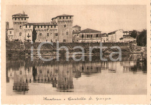 Cartolina originale da collezione 1943 MANTOVA Panorama con Castello SAN GIORGIO Cartolina FG VG 1