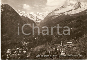 Cartolina originale da collezione 1966 ALA DI STURA TO Valle con Uia di Mondrone Cartolina FG VG 1