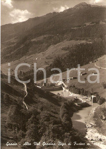 Cartolina originale da collezione 1949 GROSIO SO Diga di FUSINO Alta Val Grosina Cartolina FG VG 1