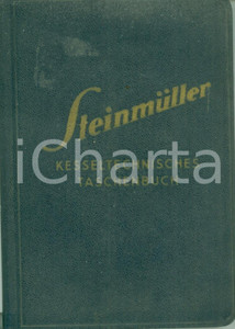 Oggetto da collezione cartaceo 1963 GUMMERSBACH GERMANIA Agenda tascabile STEINMULLER Taschenbuch 1