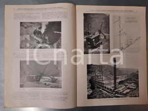 Giornale, rivista storica 1927 MILANO Rivista Italiana Costruzioni Edili Lavori Pubblici Ponte sul BREMBO 1