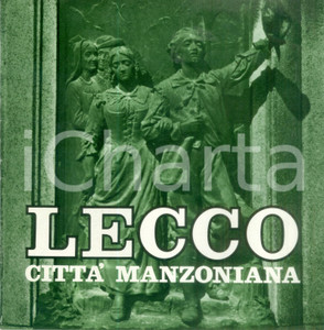 Libro, pubblicazione d epoca 1970 ca LECCO CittÃ  manzoniana  Guida turistica letteraria ILLUSTRATA 24 pp. 1