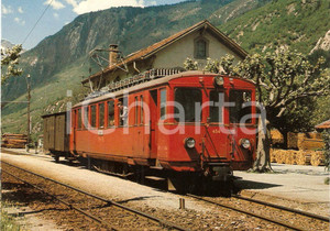 Cartolina originale da collezione 1979 SAN VITTORE SVIZZERA Rhatische Bahn Locomotiva ABDe 4/4 454 Cartolina FG 1