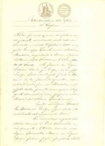 Documento originale, autentico 1910 STRADELLA PV Carlo COVINI stipula ipoteca contro Mauro PARAVELLI 1