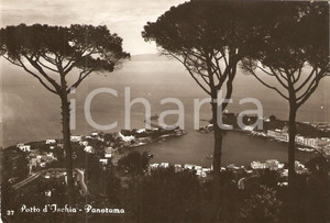 Cartolina originale da collezione 1960 ISCHIA NA Panorama del porto Cartolina FG VG 1