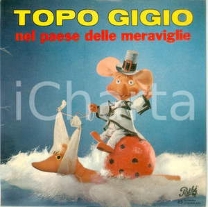 Oggetto da collezione cartaceo 1962 TOPO GIGIO nel paese delle meravigliw Vinile 45 giri PATHE  45 EAQ 91 1