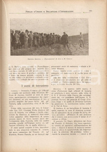 Documento originale, autentico 1931 ROMA U.N.U.C.I. Foglio ordini Capi gruppi ALTA ITALIA manifestazioni TONALE 1