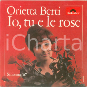 Oggetto da collezione cartaceo 1967 Orietta BERTI Io tu e le rose Vinile 45 giri POLYDOR 54 839 B 1
