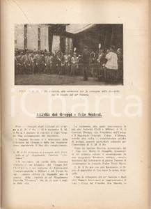 Documento originale, autentico 1931 ROMA U.N.U.C.I. Foglio d ordini Corsi di istruzione della Regia Marina 1