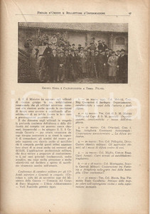 Documento originale, autentico 1931 ROMA U.N.U.C.I. Foglio d ordini Notiziario su Gruppi e Sezioni Rivista 1