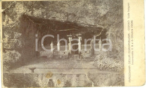 Cartolina originale da collezione 1910 ca SANT OMOBONO BG Madonna della CORNABUSA a CEPINO Cartolina DANNEGGIATA 1