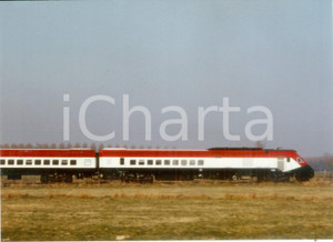 Fotografia d epoca originale 1975 ca EGITTO Treno passeggeri ANF INDUSTRIE in transito Fotografia 1