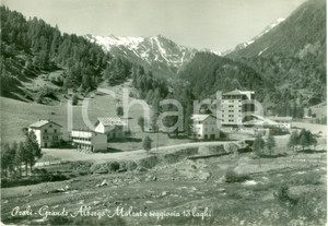 Cartolina originale da collezione 1965 ca PRALI TO Grande Albergo MALZAT e seggiovia 13 laghi Cartolina FG VG 1