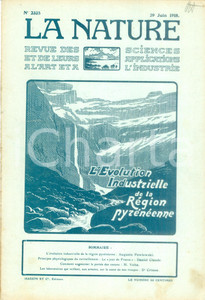 Giornale, rivista storica 1918 LA NATURE L Ã©volution industrielle RÃ©gion PyrÃ©nÃ©enne Revue nÂ° 2335 1
