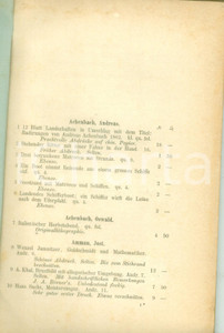 Giornale, rivista storica 1890 ca LEIPZIG DE Catalogo antiquario Otto August SCHULZ schede bibliografiche 1