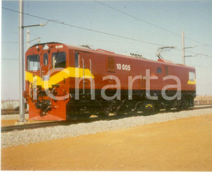Fotografia d epoca originale 1975 ca SOUTH AFRICAN RAILWAYS Locomotiva elettrica Class 10E Fotografia 1