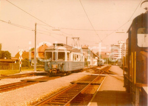 Fotografia d epoca originale 1975 ca SVIZZERA Ferrovie WYNENTAL UND SUHRENTALBAHN Locomotive Lotto 2 foto 1