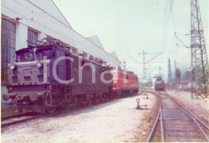 Fotografia d epoca originale 1975 ca AUSTRIA Oesterreichische Bundesbahnen Locomotiva 1670105 Fotografia 1