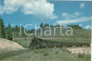 Fotografia d epoca originale 1972 DENVER & RIO GRANDE WESTERN RAILROAD USA Locomotiva 183 Foto seriale 1