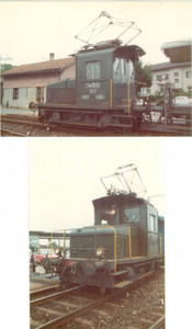Fotografia d epoca originale 1975 ca SVIZZERA OensingenBalstahlBahn Locomotiva OeBB 103 Lotto 2 fotografie 1