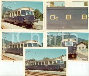 Fotografia d epoca originale 1974 SVIZZERA OensingenBalstahlBahn Locomotiva OeBB 201 Lotto 5 fotografie 1