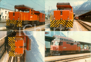 Fotografia d epoca originale 1985 SVIZZERA RhÃ¤tische Bahn Ferrovia retica Locomotiva 215 Lotto 4 foto 1