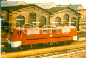 Fotografia d epoca originale 1975 ca GERMANIA FEDERALE Ferrovia Locomotiva DB 111 0683 Fotografia 1