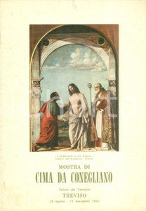 Materiale pubblicitario d’epoca 1962 TREVISO Mostra di Cima CONEGLIANO San Tomaso Locandina mezzi pubblici 1