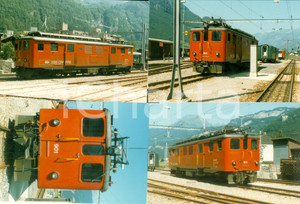 Fotografia d epoca originale 1985 ca SVIZZERA Ferrovie SBB CFF FFS Locomotiva 901 Lotto 4 fotografie 1