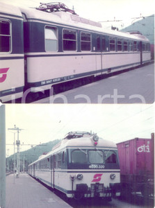 Fotografia d epoca originale 1975 ca AUSTRIA Ferrovie OBB Locomotiva 4030.320 Lotto 2 fotografie 1