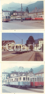 Fotografia d epoca originale 1973 SVIZZERA Ferrovia AIGLELEYSIN Locomotiva A50 Lotto 3 fotografie 1