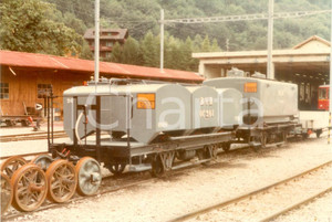 Fotografia d epoca originale 1984 SVIZZERA Ferrovie BEXVILLARSBETAYE Vagone merci OC 261 Fotografia 1