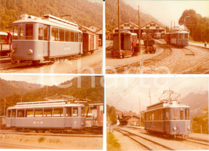 Fotografia d epoca originale 1975 ca SVIZZERA Ferrovie BEXVILLARSBETAYE Locomotive 17 e 18 Lotto 4 foto 1
