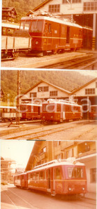 Fotografia d epoca originale 1975 ca SVIZZERA Ferrovie BEXVILLARSBETAYE Locomotive 25 26 31 Lotto 3 foto 1