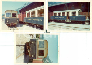 Fotografia d epoca originale 1974 SVIZZERA Ferrovie MEIRINGENJNNERTKIRCHEN Locomotiva KWO 5 Lotto 3 foto 1