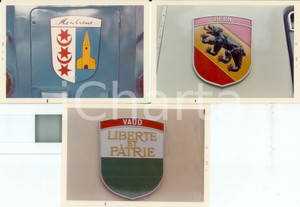 Fotografia d epoca originale 1973 SVIZZERA Ferrovie MOB Marchi MONTREUX VAUD BERN Lotto 3 fotografie 1