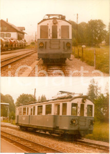 Fotografia d epoca originale 1975 ca SVIZZERA Ferrovie MOB Treno passeggeri R 30.11.76 Lotto 2 fotografie 1