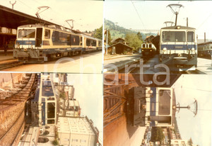 Fotografia d epoca originale 1984 SVIZZERA Ferrovie MOB Locomotiva treno passeggeri Lotto 4 fotografie 1