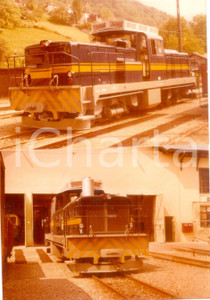 Fotografia d epoca originale 1975 ca SVIZZERA MONTREUXBERNEROBERLAND Locomotiva Gm 2003 Lotto 2 fotografie 1