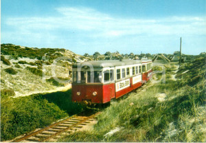 Cartolina originale da collezione 1975 SYLT DE SYLTER VERKEHRSGESELLSCHAFT Inselbahn e Birra BECK S Cartolina FG 1