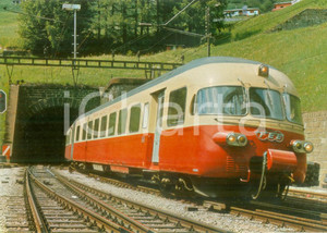 Cartolina originale da collezione 1980 AIROLO SVIZZERA Treno TransEuropExpress Galleria SAN GOTTARDO Cartolina 1