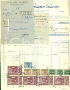 Documento originale, autentico 1944PARMA Istituto Bioterapico CARLEVARO Fattura commerciale 1