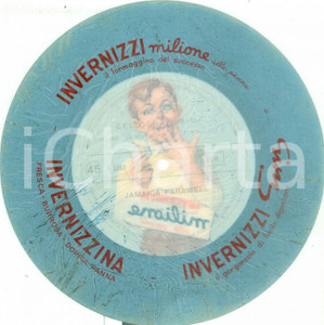Oggetto da collezione cartaceo 1960 ca JAMAICA FARAWELL Vinile 45 giri Formaggino INVERNIZZI MILIONE 1