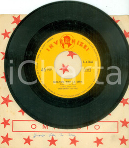 Oggetto da collezione cartaceo 1960 ca Lidia LIDY Quando vien la sera Vinile 45 giri INVERNIZZI Disco omaggio 1