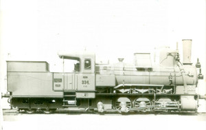 Cartolina originale da collezione 1980 ca AUSTRIA ARLBERGBAHN Locomotiva VIII 334 Cartolina FP NV 1