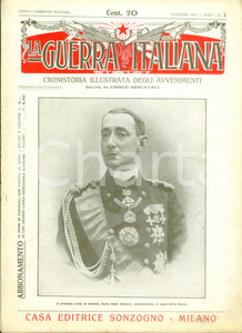Giornale, rivista storica 1915 LA GUERRA ITALIANA WW1 Continua l avanzata liberatrice italiana Rivista 1