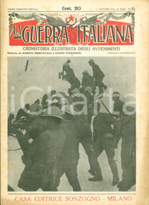Giornale, rivista storica 1916 LA GUERRA ITALIANA WW1 Particolari sulla morte di BATTISTI e FILZI 1